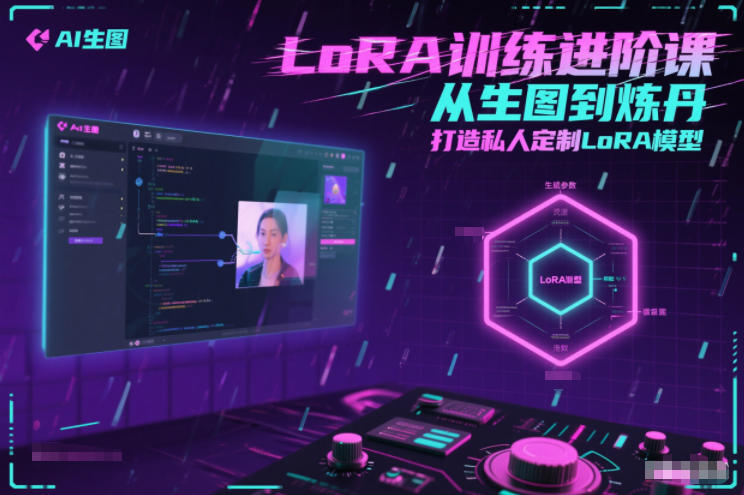 LoRA训练进阶课，从生图到炼丹，打造私人定制LoRA模型-灵感工坊云网创