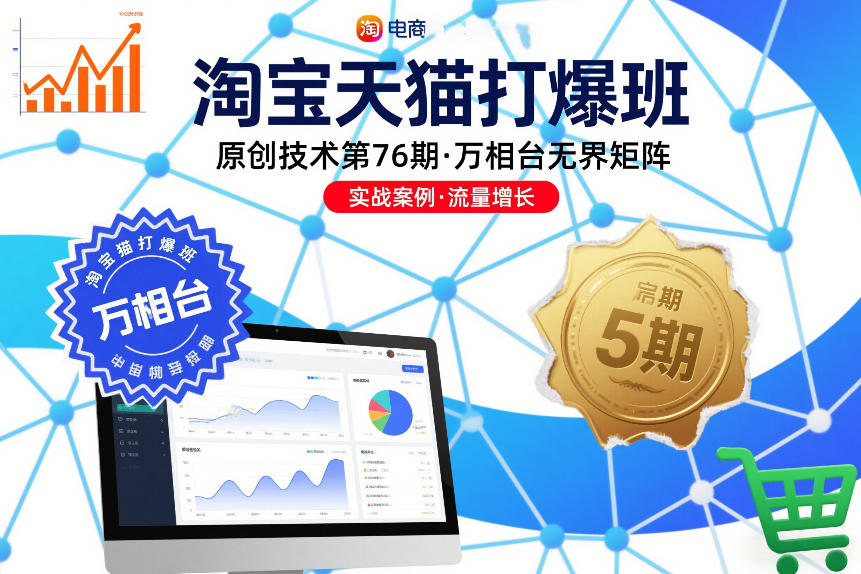 淘宝天猫打爆班原创技术第76期，万相台无界矩阵-灵感工坊云网创