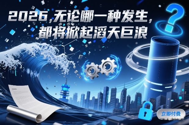 付费文章：2026，无论哪一种发生，都将掀起滔天巨浪-灵感工坊云网创