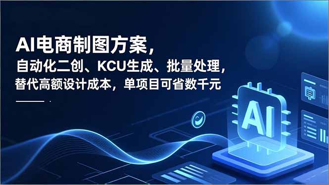 AI电商制图方案，自动化二创、SKU生成、批量处理，替代高额设计成本，单项目可省数千元-灵感工坊云网创