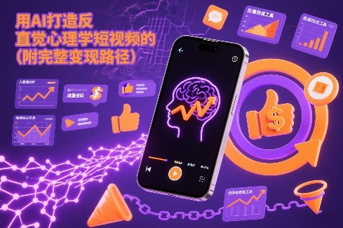 用AI打造“反直觉”心理学短视频的流量密码(附完整变现路径)-灵感工坊云网创